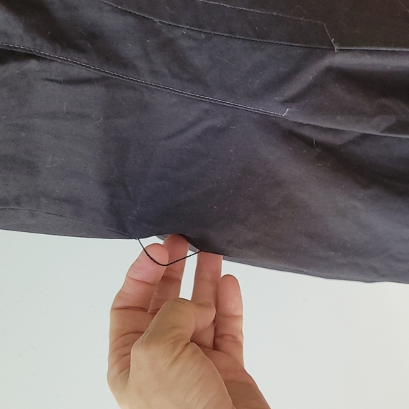 Cue Size 10 black 100% cotton dress - Picture 6 of 9